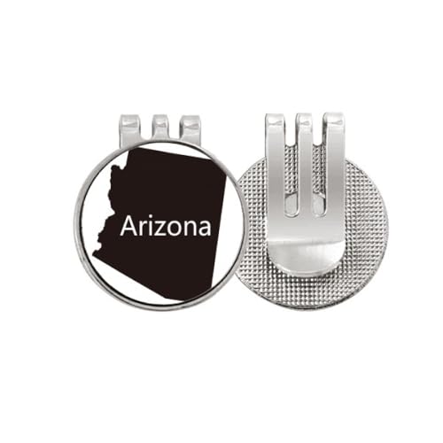 Marqueur de balle de golf en émail de style Arizona avec aimant robuste