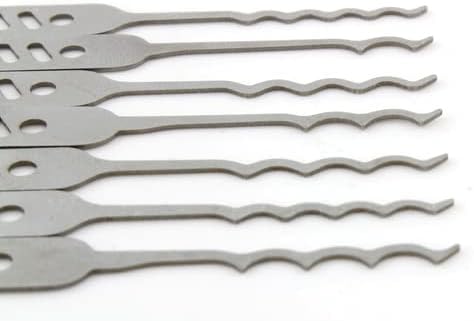 Dangerfield Nano Lock Picking Kit - Spy Kit - Specialist Raking Lock Picks - Pocket Sized - EDC for Fast Covert Raking