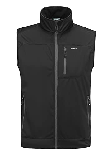 Willit Men's Golf Vest Lightweight Softshell Vest Outerwear Sleeveless Jacket Hiking Runing Causal2