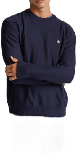 Sweater Homme Benetton Maglia pull col rond manches longues mode italienne