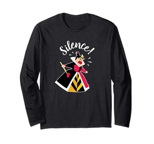 T-shirt Alice in Wonderland Queen of Hearts à manches longues pour look geek