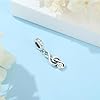 Nbsameng S925 pendentif en argent sterling pour bracelets et colliers Pandora, un cadeau de fête pour les femmes, les filles, Clé de Sol #2