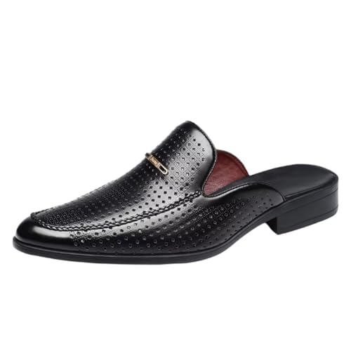 Men's Capri Genuine Leather Mule Slides