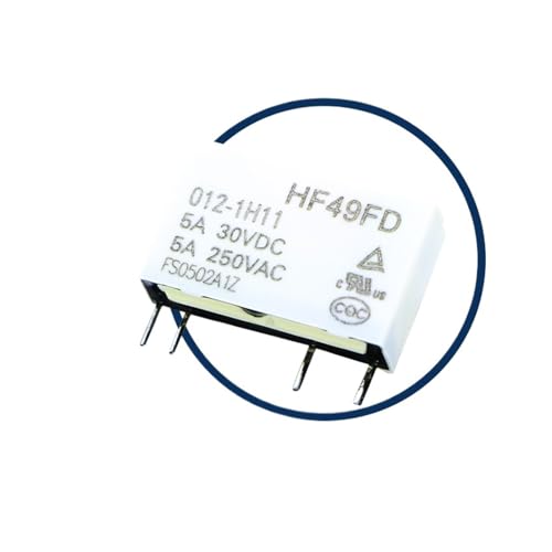 Microrelé subminiatura HF49FD interruptor electromecánico de 4 pines 3