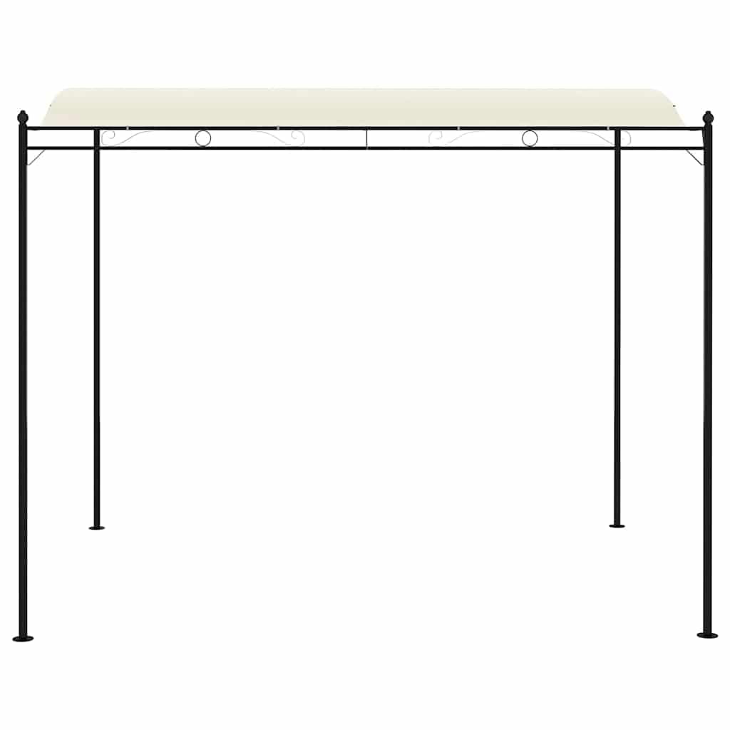vidaXL Chapiteau Tissu Blanc Crème Tonnelle de Jardin Tente Pavillon de Jardin