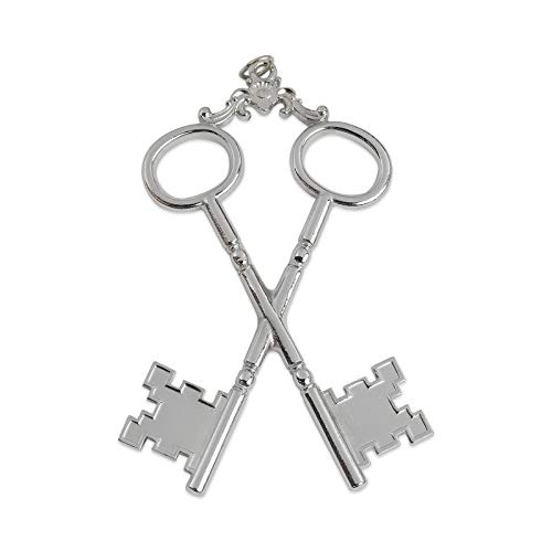 Treasurer Blue Lodge Masonic Officer Jewel - [Silver]