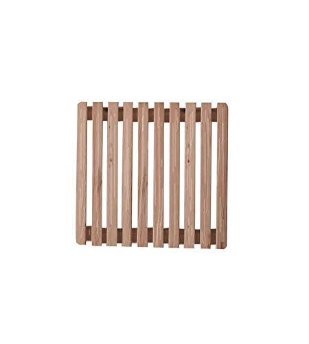 Pedana Doccia Xtra In Legno 60X60 H.4,5 Lusso [Xtra Bianco]