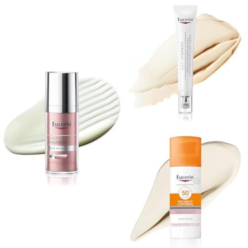 Eucerin Rutina Anti-Pigment Dual Serum + Contorno de ojos + Sun Pigment Control Fluido FPS50+