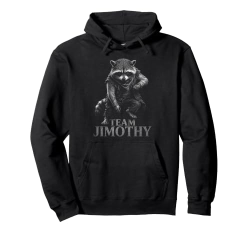 Equipo Jimothy Raccoon Crew para Aficionados Sudadera con Capucha