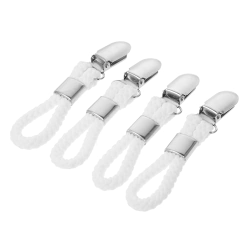FONDOTIN 1set Towel Clips Hangers Hooks for Towel Holding Versatile Clips for Kitchens Bathrooms and Beaches Strong Gripping Power 4pcs