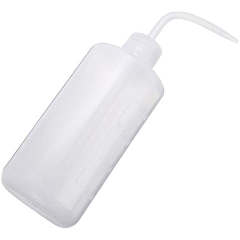 Mayitr Squeeze Bottle Water Dispenser Diffuser - Wash Squirt Bottle, Succulent Watering Can for Indoor Plants Flower Wash Bottle Plastic (1000 ml) Cover