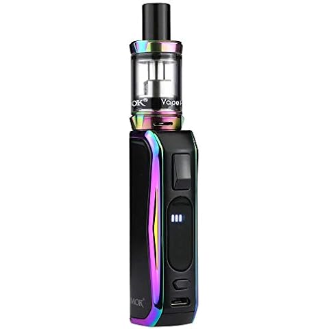 SMOK Priv N19 Kit 1200 mAh (30 W), mit Vape Pen Nord 19 Tank 2 ml, Riccardo e-Zigarette, 7-color/black, 132 g Cover