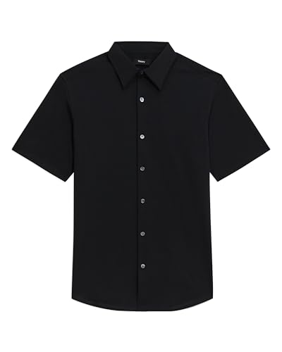 Theory Men's Irving Short Sleeve in Structure Knit