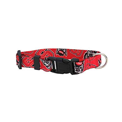 Littlearth NCAA North Carolina State Wolfpack Pet Collar, Team Color, Large