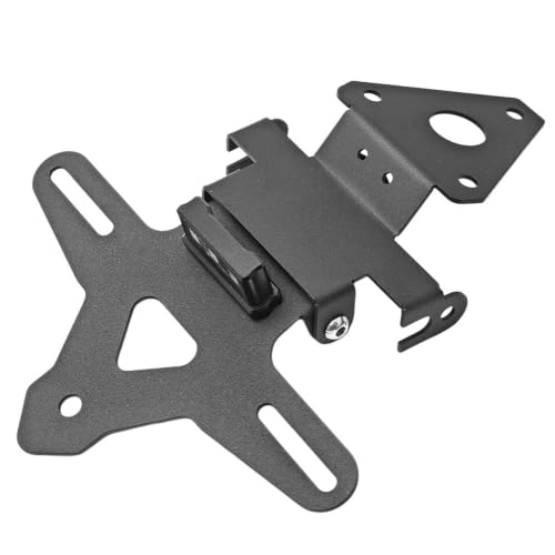 Support de plaque moto 660 arrière robuste avec kit de montage stable
