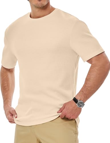 JMIERR Mens T Shirt Casual Solid Color Cotton...