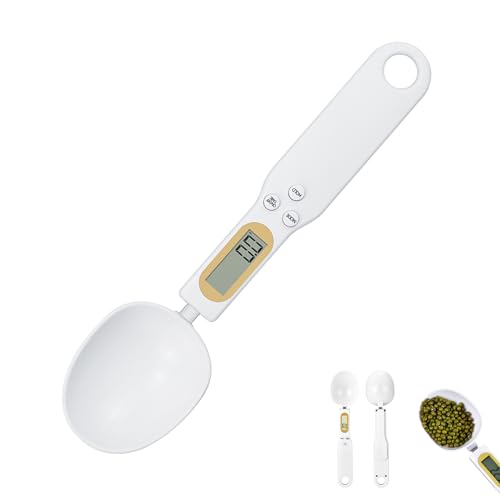 Digitale Küchenwaage, Digitale Löffelwaage mit 0.1 g Genauigkeit und 500...
