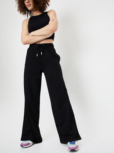 Image of Max Plus Size Women Side Striped Wide-Leg Track Pants, Regular Fit