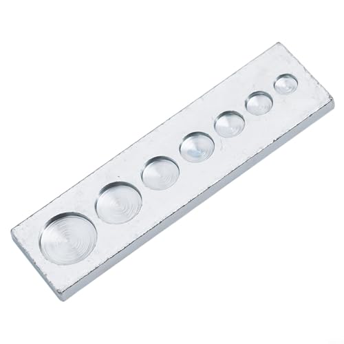 Bebykilemi Remache perforador 7 en 1 para gadget de cuero Carbon R Craft Setter con mango antideslizante 6/7/8/9/10/12/15 mm placa inferior para botones a presión DIY manualidades acero