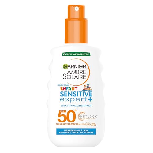 Garnier Ambre Solaire - Sensitive Expert+ - Spray Enfant FPS 50+ - 200 ml