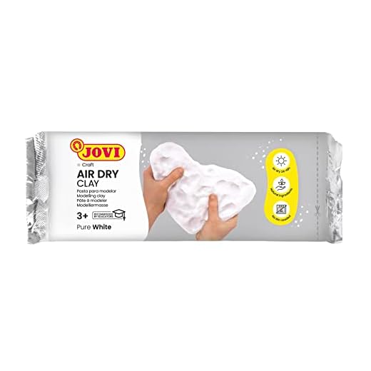 JOVI- Air Dry Pasta para modelar, Color blanco, 1 kg (86)