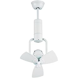 Ventilador Nerhea Sulion Sulion - Ventilador de Techo Blanco con Control Remoto, 9,7 W | Ajustable, de Doble Rotación, Compatible con Techos Inclinados | Iluminación Y Ventilación