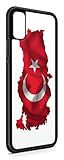 Perfekte Passform, Kratzfest und uneingeschränkte Bedienbarkeit. Motiv Türkei Istanbul Fahne.