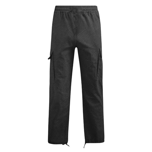 Men's Casual Cargo Pants Textured Baggy Wide Leg Hiking Loose Jogger Sweat Pants with Multi Pockets, S-3XL2