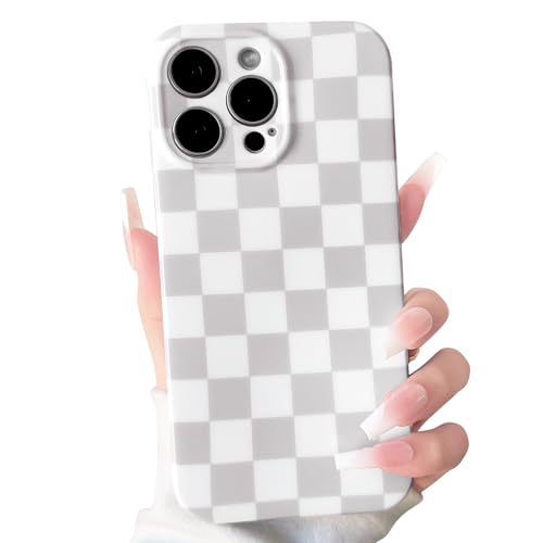 Lovmooful iPhone 13 Pro Maxp P[X L[g `FbJ[{[h eBX `FbN J[fUC K[Y fB[X \tg TPU ϏՌ ی쐫 K[[ iPhone 13 Pro Maxp P[X-zCg