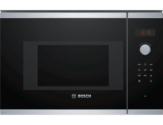 Bosch BFL523MS1F, Serie 4, Microondas, Empotrable, Acero inoxidable