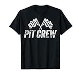 Pit Crew Birthday Family Matching Race Car Racing T-Shirt