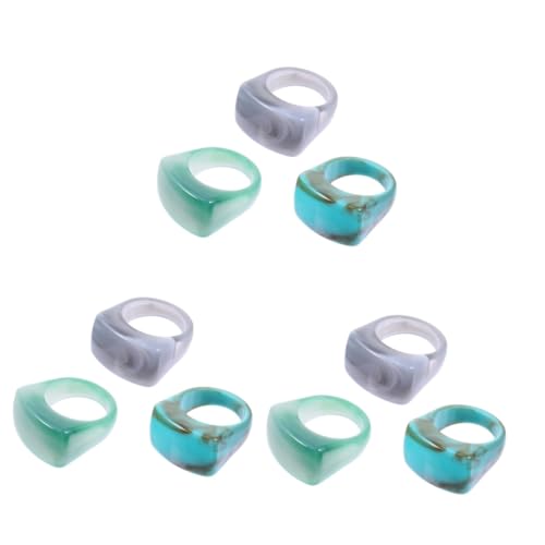 Bijoux de fête en acrylique Ring Girl accessoire tendance