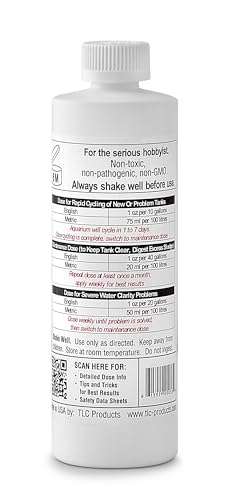 Image of TLC Products StartSmart Complete Saltwater Aquarium Cycle Starter & Beneficial Nitrifiers, Supports Clear Water & Biofiltration, Reduces Excess Sludge, 12 oz (354 ml)