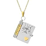 Symbole émotionnel précieux: Fabriqué sous la forme d'une enveloppe ouvrable, ce collier représente les plus beaux souvenirs et rehausse l'sentimental de vos bijoux.