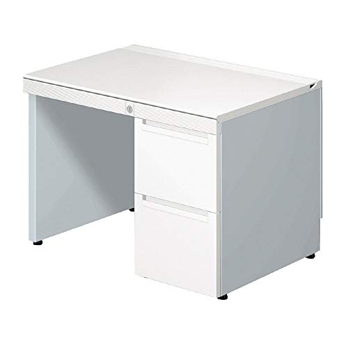 �y���[�J�[�z���E�ݒu�E�g���z�v���X �f�X�N STAGEO �����A�N�V�����^�C�v �Б��� �p�l���r ST-107L-P3 �z���C�g/�V���o�[ 673110