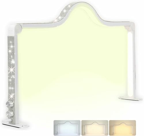 Lampe de bureau demi-lune pliable 89 cm avec 3 modes de couleur - 2