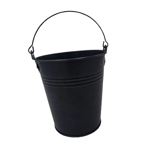 GARIOUANS Seau à Graisse pour Barbecue en Fer Robuste Poignée Portable, Récipient De Collecte D'huile pour Gril Extérieur, Bac Récupérateur De Graisse Multifonction, Usage Pratique pour Barbecue