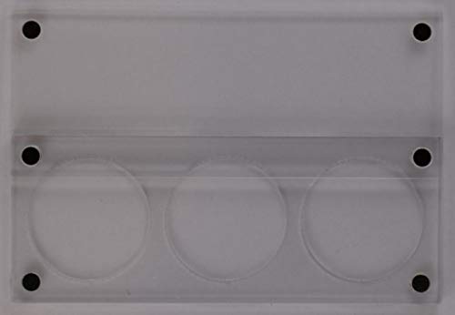 Image of Empty Acrylic Display Case - Holds 3 Discs or Coins