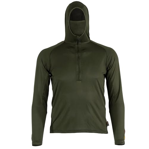 ElimiTick Lightweight AeroFlex Half Zip 4 Way Stretch Long Sleeve Shirt2