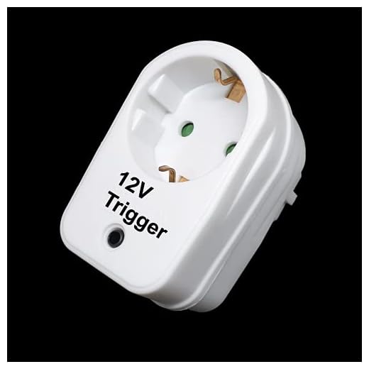 VOCOMO Trigger Schalt-Steckdose V1 (3680W) für AV-Verstärker/Receiver Trigger, Standby-Killer Zwischenstecker