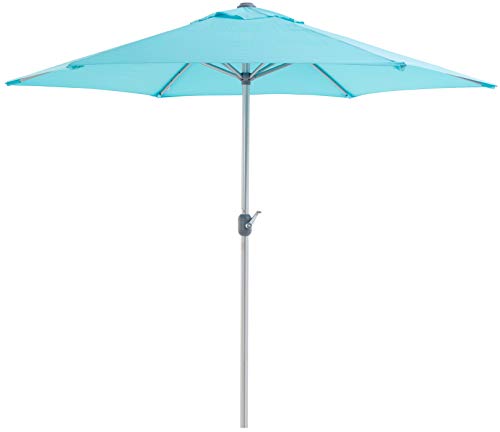 SORARA Sombrilla De Jardín, Azul, ø 300 cm, Manivela