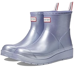 美品 HUNTER ORG PLAY BOOT SHORT NEBULA Hunter Women's Play Short Nebula Rain Boot, Black, 5