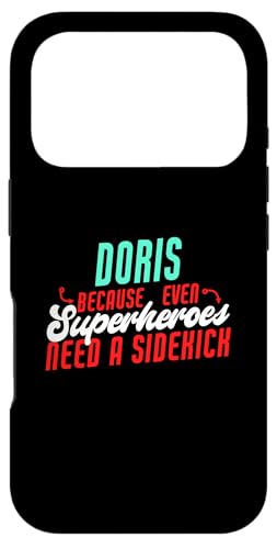 Doris Because Superheroes Need A SidekickȃhX̖O X}zP[X iPhone 17 Pro p