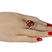 Imagen de HolidayGiftShops Talla de Anillo de ámbar Ovalado de Plata esterlina y Miel báltica: 9