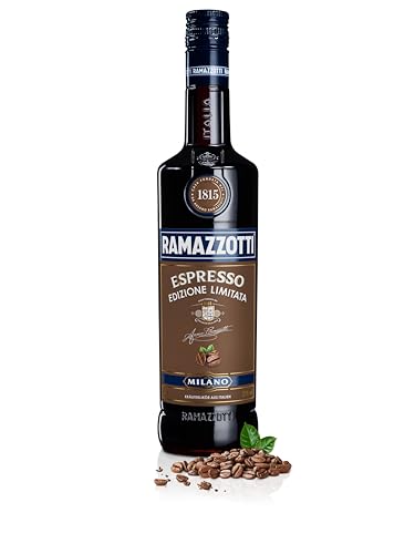 Ramazzotti Espresso Limited Edition, Amaro-Likör mit intensivem Geschmack & Espresso aus Italien, beliebt für Cocktails oder Digestif, 25% Vol., 1 x 0,7 l