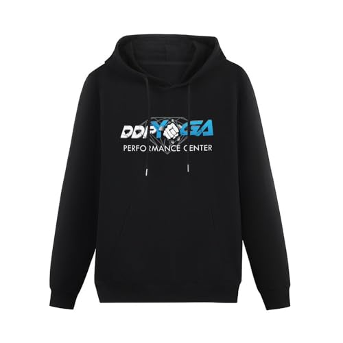 CcLIVE Ddp Yoga Revolution Men's Black Hooded Unisex Sweatshirt XXL