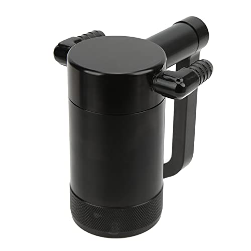 Bote de captura de aceite de aluminio negro de 6,4 L de fácil instalación para 300