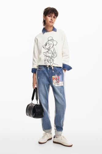 Image of Desigual Women's Woman Flat Knit Thin Gauge Pullover