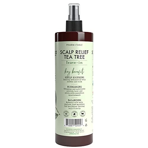 Pharm To Table 699618017816 Scalp Relief Tea Tree Leave-In Conditioner thumb #8