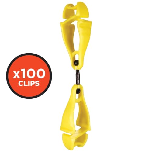 Image of Ergodyne Squids 3420 Swiveling Glove Clip Holder with Dual Clips